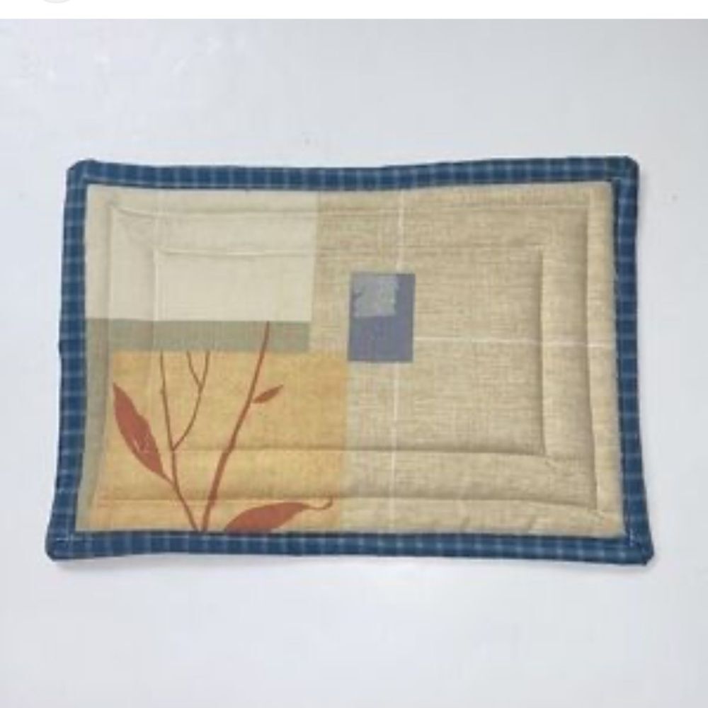 Decorative Beige and Blue Placemat